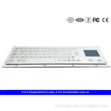 Flat Non-Protruding Short Travel Key Industrial Keyboard Wi